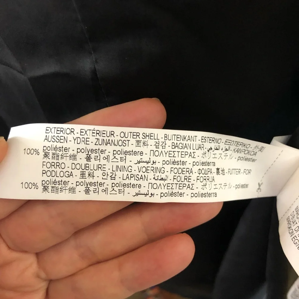 ZARA NWT Geometric Print Satin Blazer Women’s XL - Picture 14 of 15